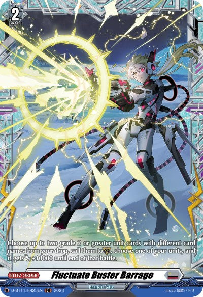 Fluctuate Buster Barrage (D-BT11/FR23EN) [Clash of Heroes]