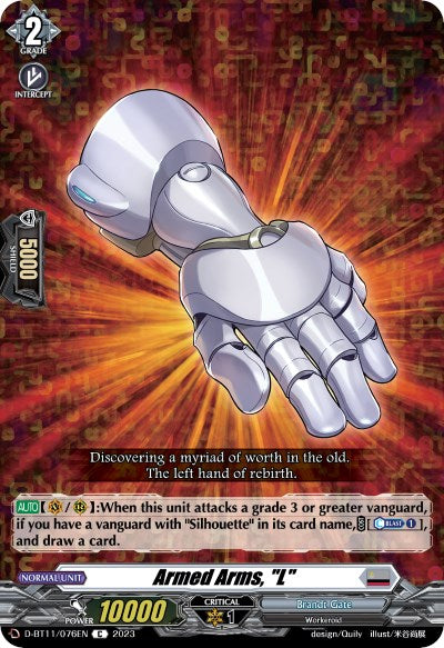 Armed Arms, "L" (D-BT11/076EN) [Clash of Heroes]