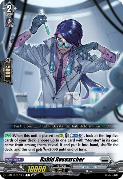 Rabid Researcher (D-BT11/078EN) [Clash of Heroes]