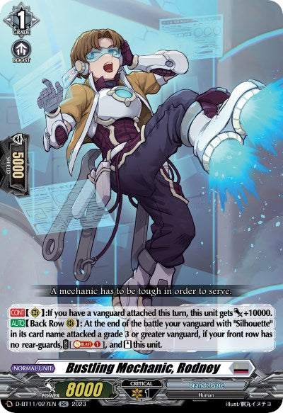 Bustling Mechanic, Rodney (D-BT11/027EN) [Clash of Heroes]