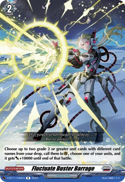 Fluctuate Buster Barrage (D-BT11/046EN) [Clash of Heroes]