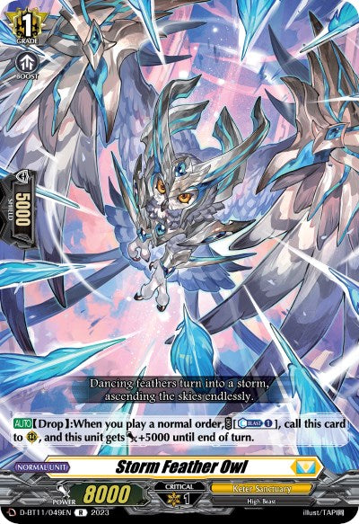 Storm Feather Owl (D-BT11/049EN) [Clash of Heroes]