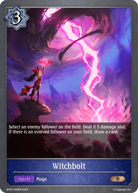 Witchbolt (BP02-049EN) [Reign of Bahamut]