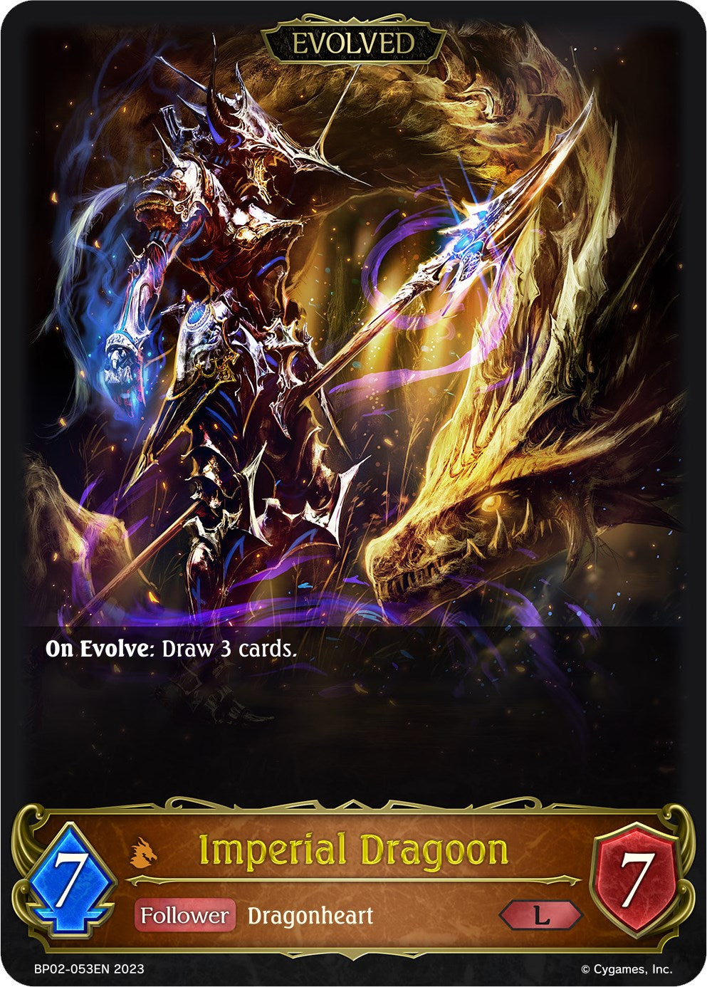 Imperial Dragoon (Evolved) (BP02-053EN) [Reign of Bahamut]