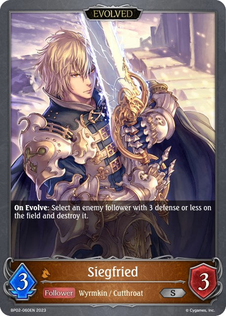 Siegfried (Evolved) (BP02-060EN) [Reign of Bahamut]