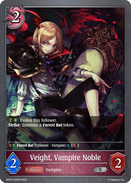 Veight, Vampire Noble (Foil) (BP02-P22EN) [Reign of Bahamut]