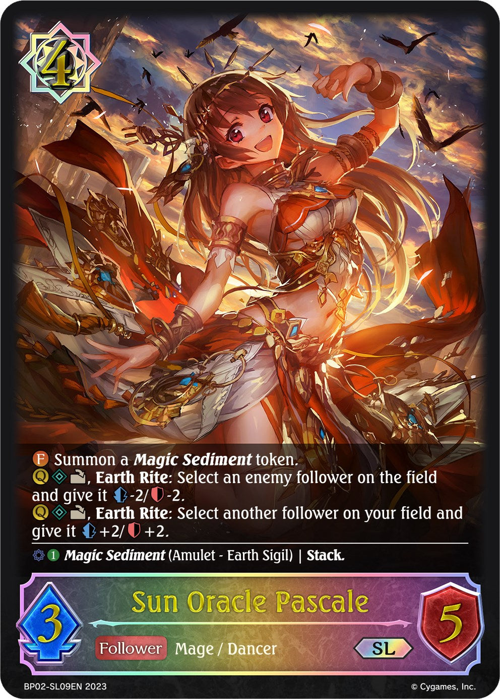 Sun Oracle Pascale (SL) (BP02-SL09EN) [Reign of Bahamut]