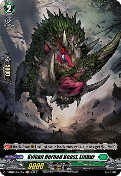 Sylvan Horned Beast, Linbur (D-BT03/H46EN) [Advance of Intertwined Stars]