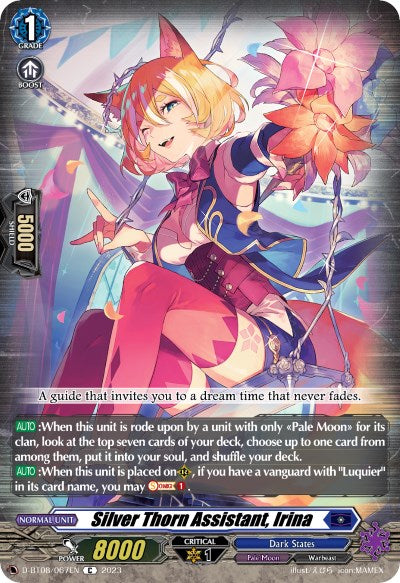 Silver Thorn Assistant, Irina (D-BT08/067EN) [Minerva Rising]