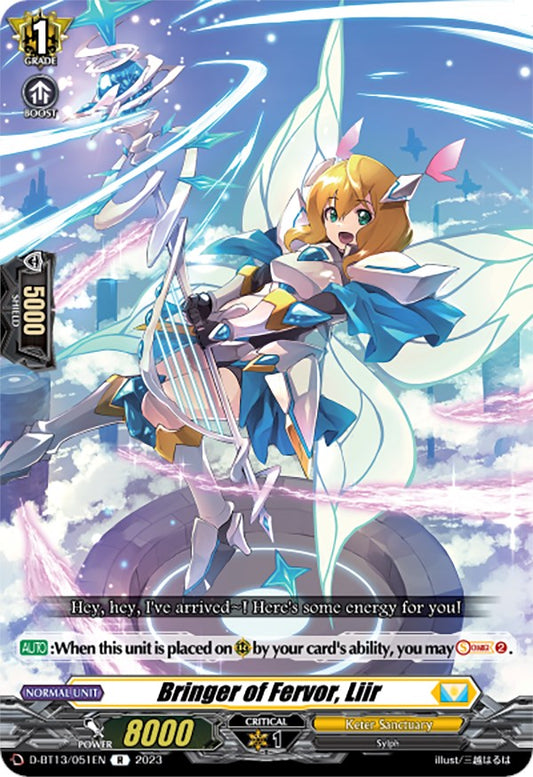 Bringer of Fervor, Liir (D-BT13/051EN) [Flight of Chakrabarthi]