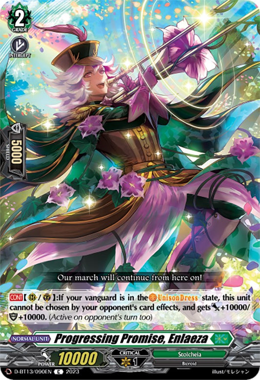 Progressing Promise, Enlaeza (D-BT13/090EN) [Flight of Chakrabarthi]