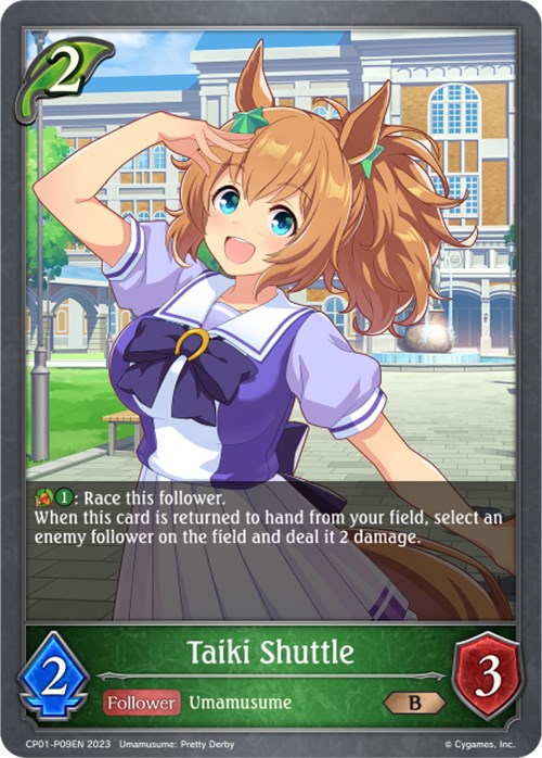 Taiki Shuttle (Foil) (CP01-P09EN) [Umamusume: Pretty Derby]