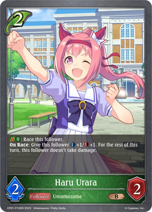 Haru Urara (Foil) (CP01-P10EN) [Umamusume: Pretty Derby]