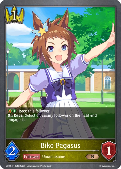 Biko Pegasus (Foil) (CP01-P19EN) [Umamusume: Pretty Derby]