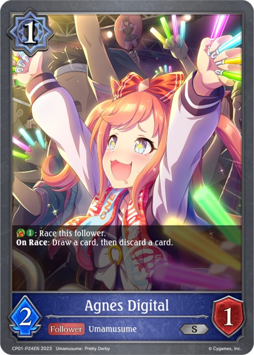 Agnes Digital (Foil) (CP01-P24EN) [Umamusume: Pretty Derby]