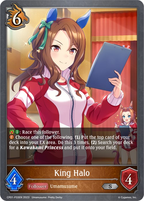 King Halo (Foil) (CP01-P33EN) [Umamusume: Pretty Derby]