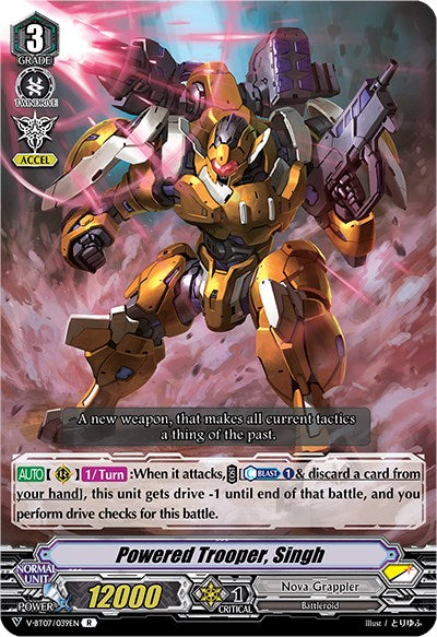 Powered Trooper, Singh (V-BT07/039EN) [Infinideity Cradle]