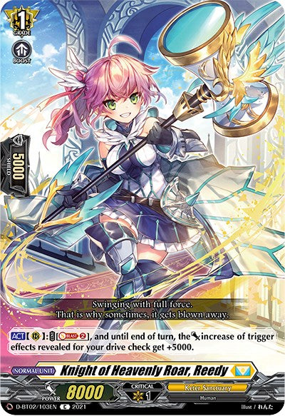 Knight of Heavenly Roar, Reedy (D-BT02/103EN) [A Brush with the Legends]