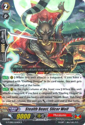 Stealth Beast, Slicer Wolf (G-TCB02/024EN) [The GENIUS STRATEGY]