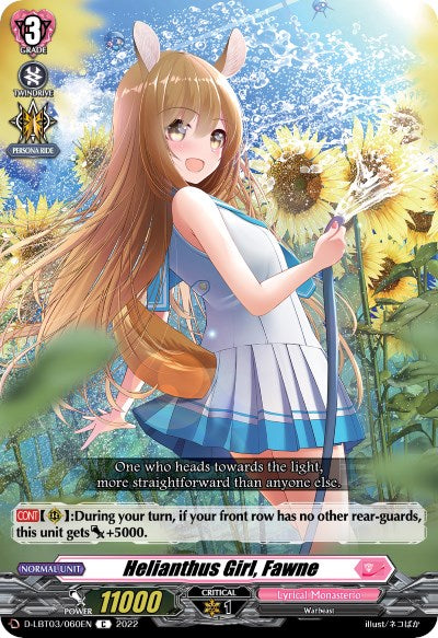 Helianthus Girl, Fawne (D-LBT03/060EN) [Lyrical Monasterio: Summertime Memories!]