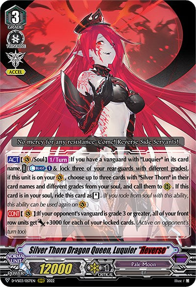 Silver Thorn Dragon Queen, Luquier "Reverse" (D-VS03/057EN) [V Clan Collection Vol.3]