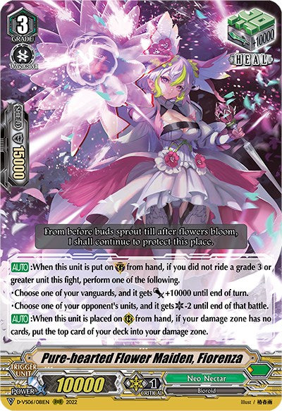 Pure-hearted Flower Maiden, Fiorenza (D-VS06/081EN) [V Clan Collection Vol.6]