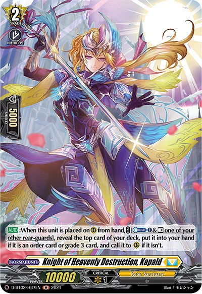 Knight of Heavenly Destruction, Kapald (D-BT02/H37EN) [A Brush with the Legends]