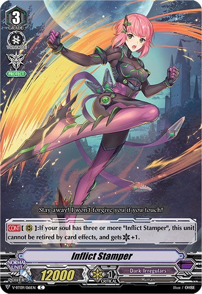 Inflict Stamper (V-BT09/061EN) [Butterfly d'Moonlight]