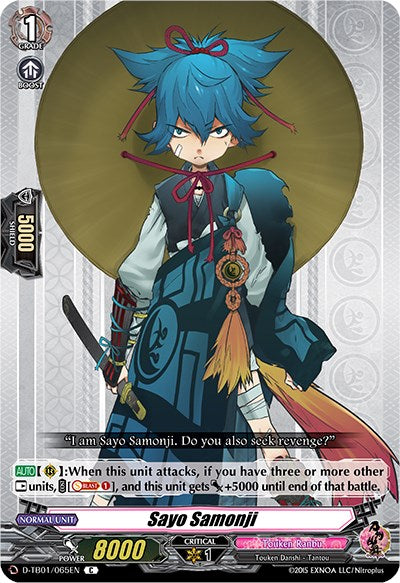 Sayo Samonji (D-TB01/065EN) [Touken Ranbu: ONLINE 2021]