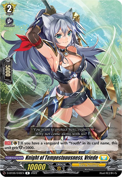 Knight of Tempestuousness, Vriede (D-BT06/048EN) [Blazing Dragon Reborn]