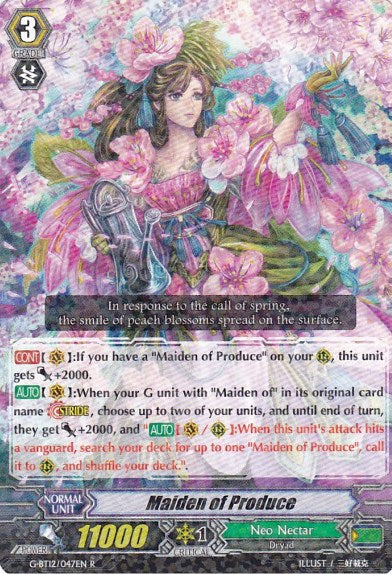 Maiden of Produce (G-BT12/047EN) [Dragon King's Awakening]