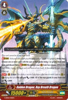 Golden Dragon, Ray Breath Dragon (G-SD02/001EN) [G-Start Deck 2: Knight of the Sun]