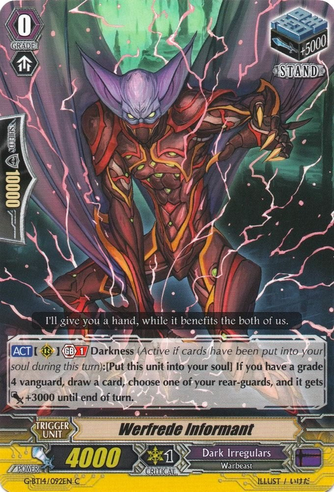 Werfrede Informant (G-BT14/092EN) [Divine Dragon Apocrypha]