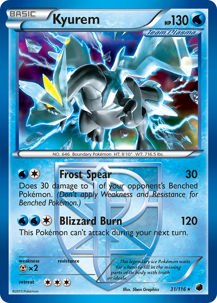 Kyurem (31/116) [Black & White: Plasma Freeze]