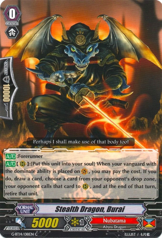 Stealth Dragon, Burai (G-BT14/081EN) [Divine Dragon Apocrypha]