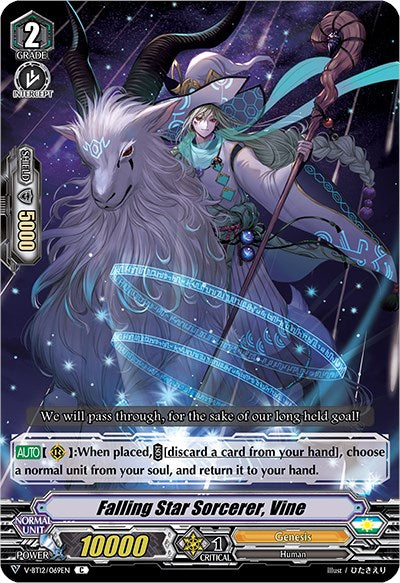 Falling Star Sorcerer, Vine (V-BT12/069EN) [Divine Lightning Radiance]