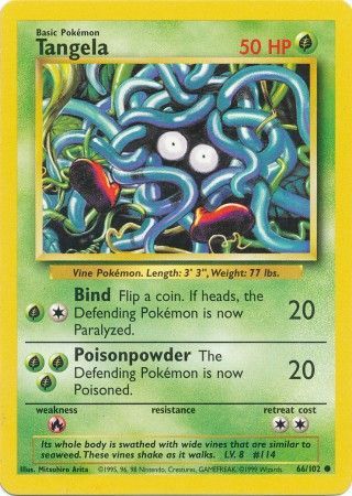 Tangela (66/102) [Base Set Unlimited]