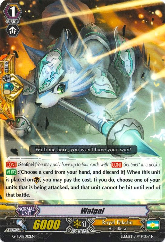 Walgal (G-TD11/012EN) [Divine Knight of Heavenly Decree]