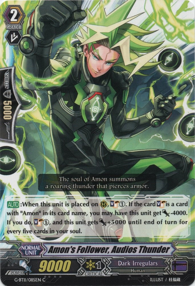 Amon's Follower, Audios Thunder (G-BT11/085EN) [Demonic Advent]