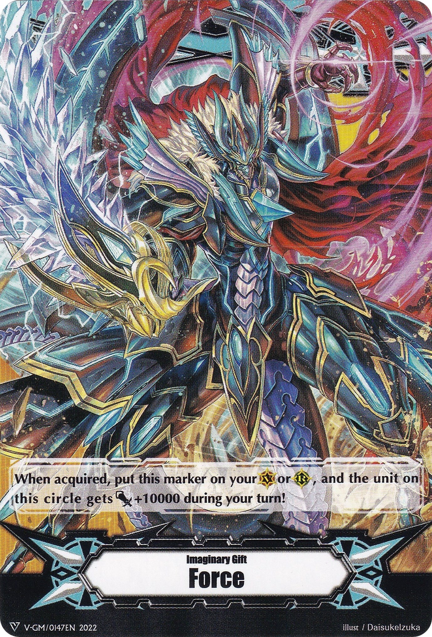 Imaginary Gift [Force] // [Imaginary Gift [Force II] Double-sided Gift Marker - Revenger, Raging Form Dragon (2022) (V-GM/0147EN 2022) [Gift Markers]