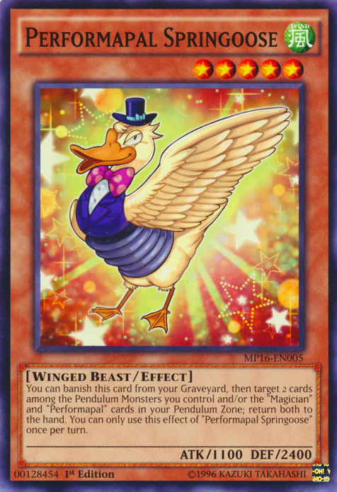 Performapal Springoose [MP16-EN005] Common