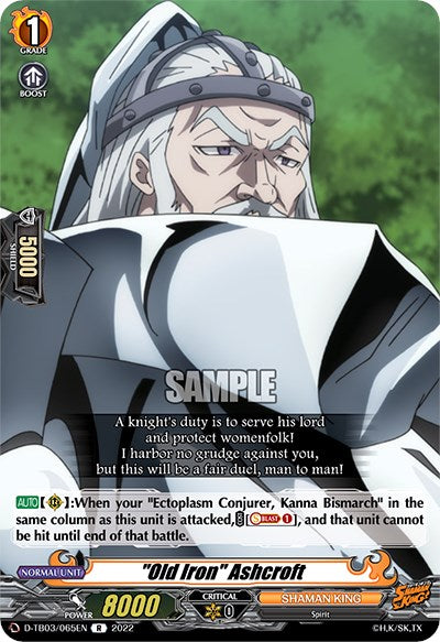 "Old Iron" Ashcroft (D-TB03/065EN) [Shaman King]