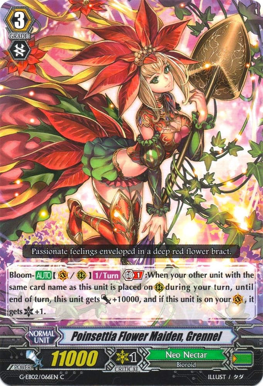 Poinsettia Flower Maiden, Grennel (G-EB02/066EN) [The AWAKENING ZOO]