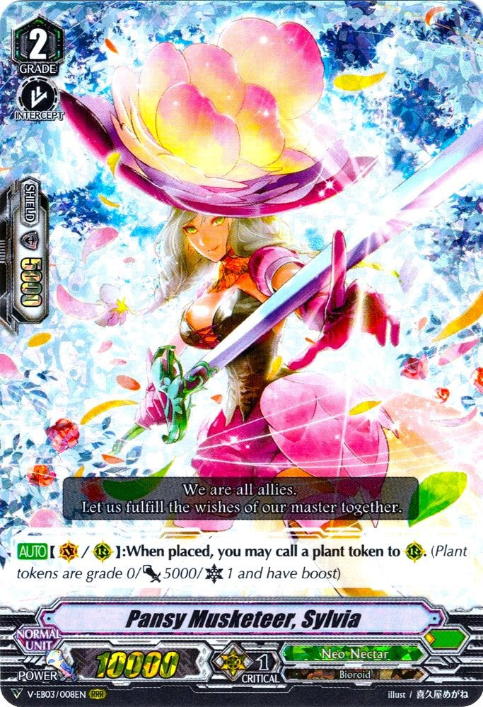 Pansy Musketeer, Sylvia (V-EB03/008EN) [ULTRARARE MIRACLE COLLECTION]