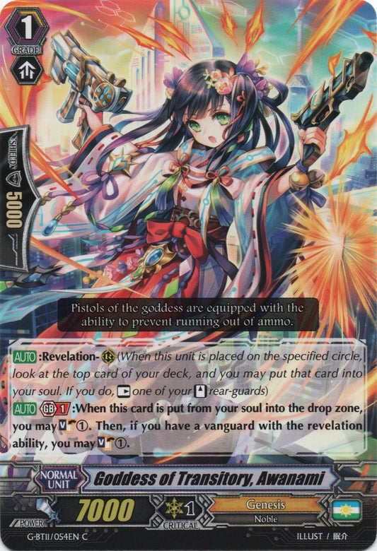 Goddess of Transitory, Awanami (G-BT11/054EN) [Demonic Advent]