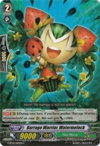 Barrage Warrior, Watermelock (G-BT02/094EN) [Soaring Ascent of Gale & Blossom]