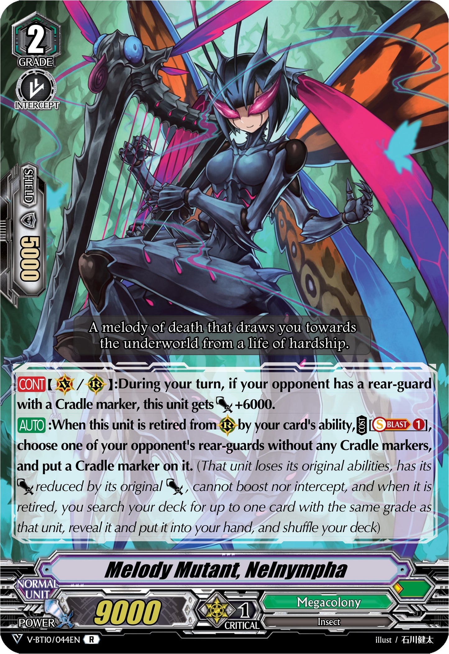 Melody Mutant, Nelnympha (V-BT10/044EN) [Phantom Dragon Aeon]