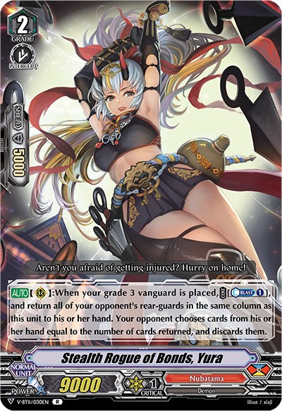 Stealth Rogue of Bonds, Yura (V-BT11/030EN) [Storm of the Blue Cavalry]