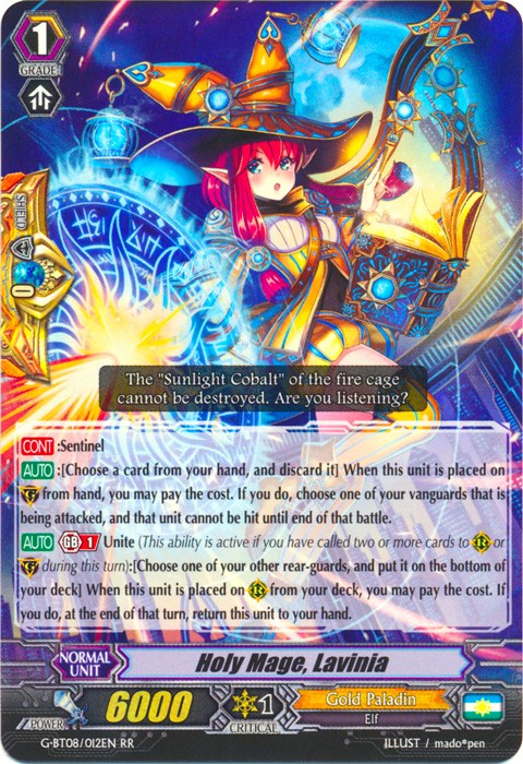 Holy Mage, Lavinia (G-BT08/012EN) [Absolute Judgment]