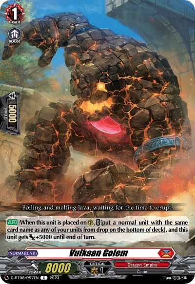 Vulkaan Golem (D-BT08/057EN) [Minerva Rising]